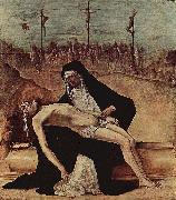 Ercole de Roberti Predellatafel mit Szenen der Passion Christi oil on canvas